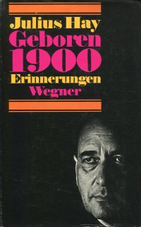 Háy, Geboren 1900. (Umschlag)