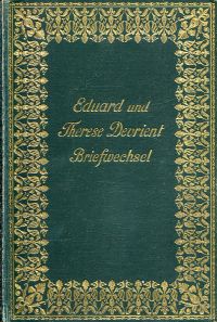 Devrient, Briefwechsel zwischen Eduard und Therese Devrient. (Umschlag)