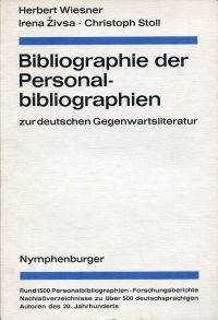 Wiesner, Handbuch der deutschen Gegenwartsliteratur. (Umschlag)