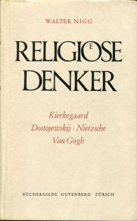 Nigg, Religiöse Denker. (Umschlag)