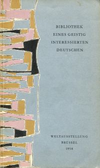 Eppelsheimer, Bibliothek eines geistig interessierten Deutschen. (Umschlag)