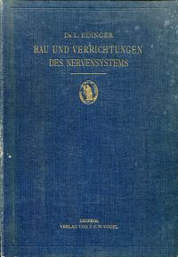 Edinger, Einführung in die Lehre vom Bau und den Verrichtungen des Nervensystems (Umschlag)