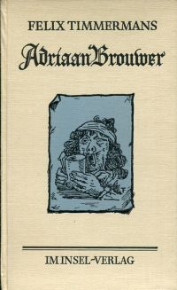 Timmermans, Adriaan Brouwer. (Umschlag)