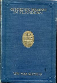 Rooses, Geschichte der Kunst in Flandern. (Einband)