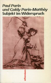 Parin, Subjekt im Widerspruch. (Umschlag)