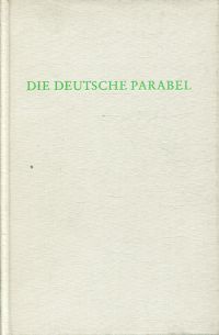 Billen, Die deutsche Parabel. (Umschlag)