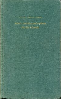 Binz, Schul- und Exkursionsflora für die Schweiz mit Berücksichtigung der für Ba (Umschlag)