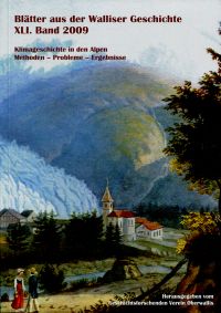 Klimageschichte in den Alpen. (Umschlag)