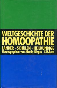 Dinges, Weltgeschichte der Homöopathie. (Umschlag)