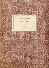 Alverdes, Mozart. (Umschlag)