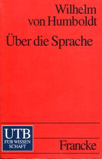 Humboldt, Über die Sprache. (Umschlag)