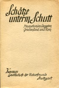 Schätze unterm Schutt. (Umschlag)