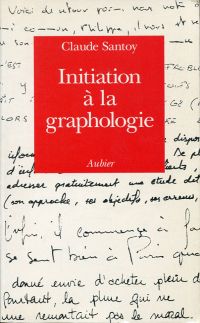 Santoy, Initiation à la graphologie. (Umschlag)