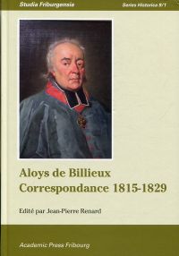 Billieux, Correspondance 1815 - 1829. (Umschlag)