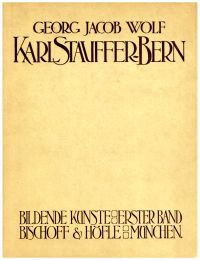 Wolf, Karl Stauffer-Bern. (Umschlag)
