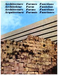 Architecture formes fonctions =.Architektur form funktion = Architecture forms f (Umschlag)