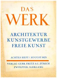 Das Bullingerhaus in Zürich-Aussersihl. (Umschlag)