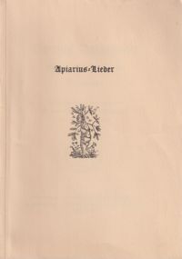 Dreißig Volkslieder aus den ersten Pressen der Apiarius (Mathias Apiarius, Samue (Umschlag)