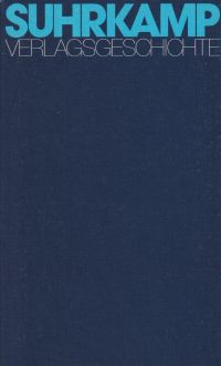 Suhrkamp-Verlagsgeschichte. (Umschlag)