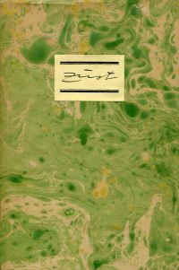 Fries, Züst. (Umschlag)