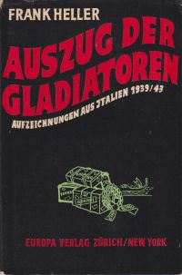Heller, Auszug der Gladiatoren. (Umschlag)