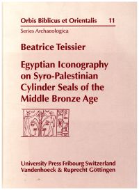 Teissier, Egyptian iconography on Syro-Palestinian cylinder seals of the middle (Umschlag)