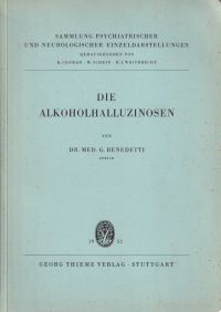 Benedetti, Die Alkoholhalluzinosen. (Umschlag)