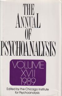 Chicago Institute for Psychopanalysis (Ed.): The Annual of Psychoanalysis, Vol. (Umschlag)