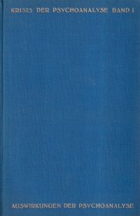 Prinzhorn, Auswirkungen der Psychoanalyse in Wissenschaft und Leben. (Umschlag)