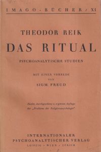 Reik, Das Ritual. (Umschlag)