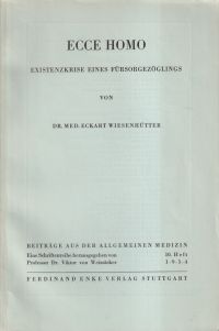 Wiesenhütter, Ecce homo. (Umschlag)