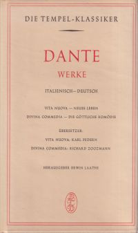 Dante: Das neue Leben ; Die göttliche Komödie. (Umschlag)