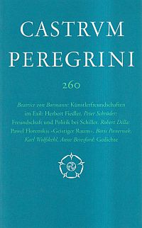 Castrum Peregrini, Heft 260. (Umschlag)