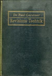 Gerstner, Revisions-Technik. (Umschlag)