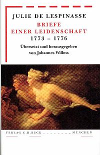 Lespinasse, Briefe einer Leidenschaft. (Umschlag)