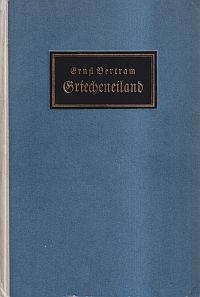 Bertram, Griecheneiland. (Umschlag)