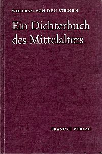 Ein Dichterbuch des Mittelalters. (Umschlag)