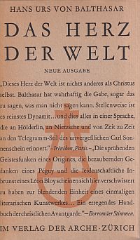 Balthasar, Das Herz der Welt. (Umschlag)
