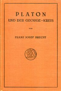 Brecht, Platon und der George-Kreis. (Umschlag)