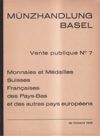Münzhandlung Basel: Katalog No. 7. (Umschlag)