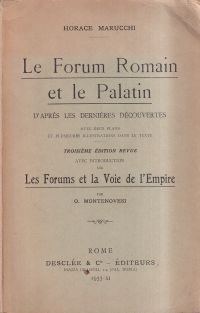Marucchi, Le Forum Romain et le Palatin d ´après les dernières découvertes. (Umschlag)