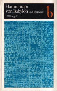 Klengel, Hammurapi von Babylon und seine Zeit. (Umschlag)