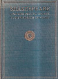 Gundolf, Shakespeare und der deutsche Geist. (Umschlag)