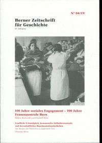 Ruckstuhl, 100 Jahre soziales Engagement - 100 Jahre Frauenzentrale Bern. (Umschlag)