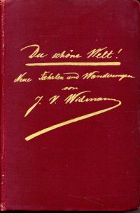 Widmann, Du schöne Welt! (Umschlag)