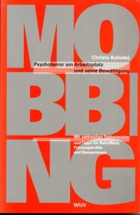 Kolodej, Mobbing. (Umschlag)