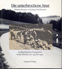Knauer, Die unterbrochene Spur. (Umschlag)
