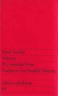 Tumler, Volterra. (Umschlag)